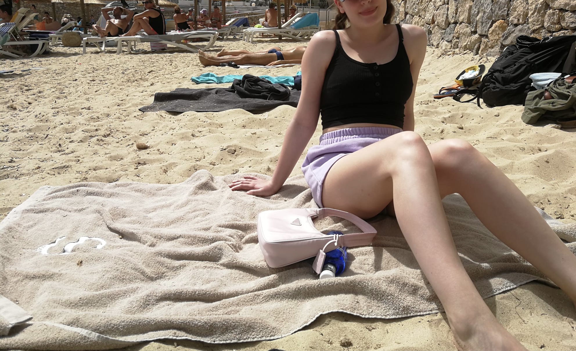 Strandtag mit Escort Johanna auf Mallorca